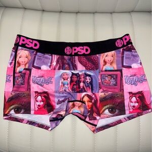 PSD x BRATZ Exclusive Women's Pink Graphic Bike Shorts
